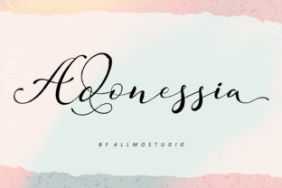 Adonessia: A Modern Script Font for Creative Campaigns