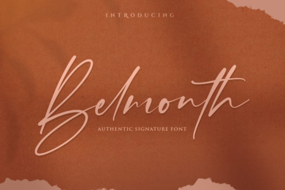Belmonth: The Perfect Script Font for Editorial Design