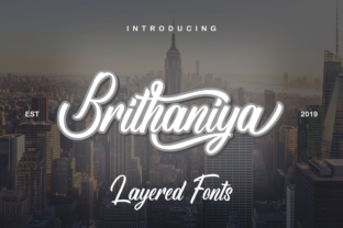 Brithaniya: A Modern Handwritten Font for Web Design