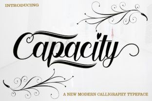 Capacity: A Stylish Calligraphy Font for Elegant Branding