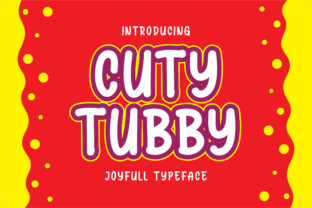 Cuty Tubby: A Fun and Charming Script Font for Crafters