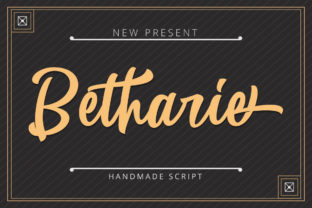 Discover Betharie: A Bold and Friendly Script Font