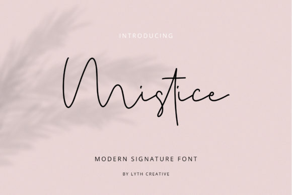 Discover Mistice: A Bold and Authentic Handwritten Font