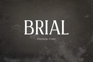 Discover the Charm of Brial: A Unique Serif Font for Crafters