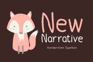 Discover the Charm of New Narrative: A Handwritten Display Font