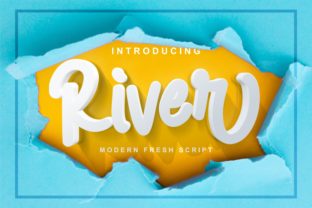 Discover the Charm of River: A Sweet and Simple Handwritten Font