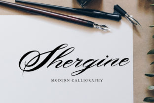 Discover the Charm of Shergine: A Perfect Script Font for Makers