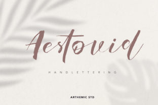 Discover the Elegance of Aestovid: A Premium Script Handwritten Font