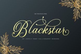 Discover the Elegance of Blackstar: A Unique Script Handwritten Font