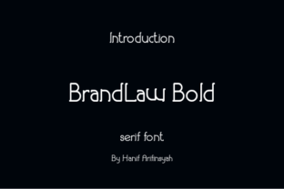 Discover the Elegance of Brandlaw Bold Font