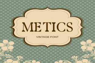 Enhance Your Brand with Metics: A Charming Retro Serif Font