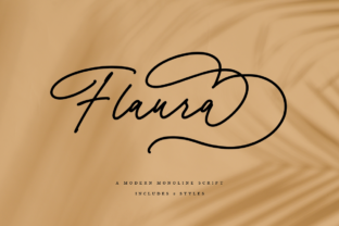 Flaura: A Feminine Handwritten Script Font for Personalized Branding