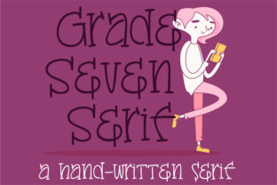 Grade Seven: A Whimsical Serif Font for Creative Branding