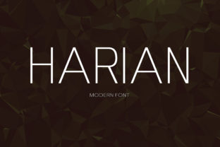 Harian: A Cool and Simple Sans Serif Font for Modern Branding