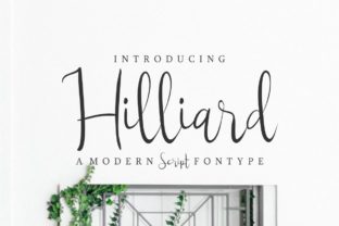 Hilliard: A Sweet and Simple Handwritten Font for Modern Publishing