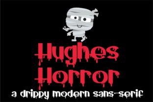 Hughes Horror: A Chilly and Drippy Sans Serif Font for Web Design