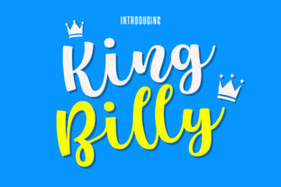King Billy: A Bold and Bouncy Script Font for Your Brand