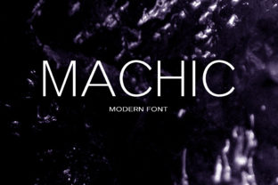 Machic: A Smart Sans Serif Font for Editorial Design