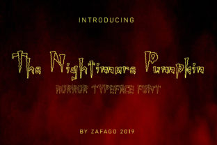 Nightimare Pumpkin: A Spooky Decorative Font for Web Design