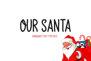 Our Santa: The Perfect Script Handwritten Font for Festive Crafts