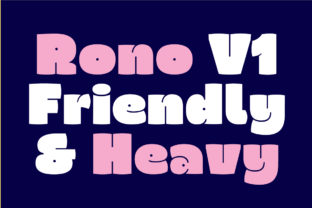Rono: A Cheerful and Funky Sans Serif Font for Editorial Design