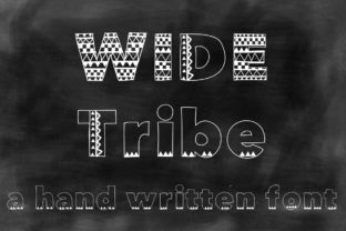 Wide Tribe: A Chunky Tribal Font for Bold Web Design